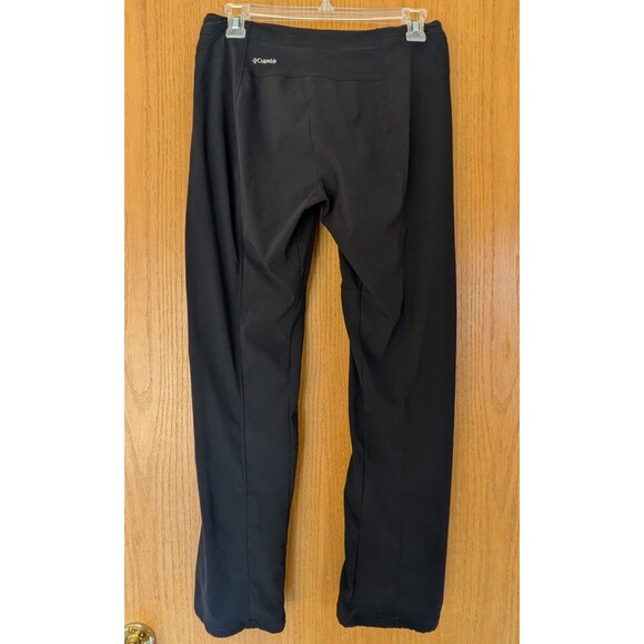 Columbia Omni Shield Hiking Pants Sz 2 Black Outdoor Advanced Repel Water Resist - Picture 1 of 11